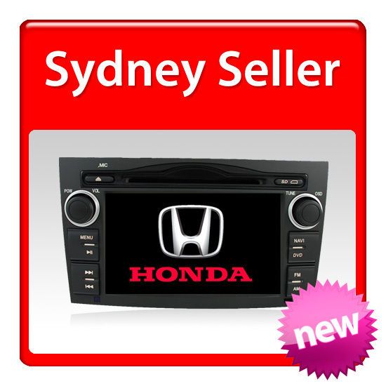 HONDA CRV 7 GPS NAVIGATION MULTIMEDIA SYSTEM DVD IPOD BLUETOOTH RADIO