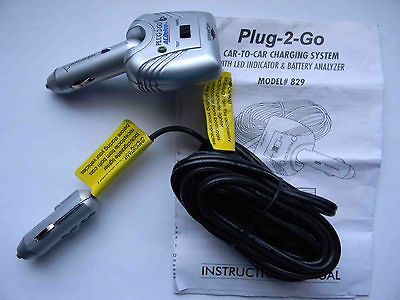 ACDELCO PLUG 2 GO Car To Car Battery Charging System Model # 829 Jump