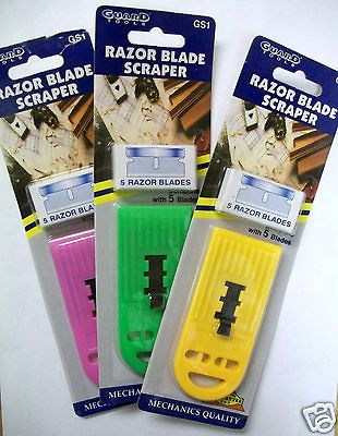 Razor Blade Scraper w/5 Blades