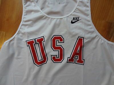 Teams Prefontaine Replica mens usa track & field singlet Dri FIT