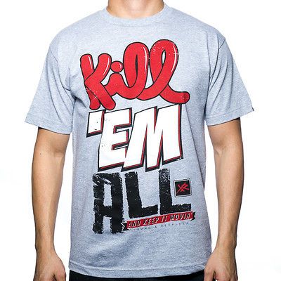 RECKLESS KILL EM ALL T SHIRT SKATE STEEZ MTV DYRDEK DIAMOND SKATEBOARD