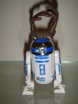 STAR WARS R2D2 ASTROMECH DROID Robot w Reindeer Antlers