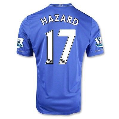 Adidas EDEN HAZARD 17 Chelsea Home Soccer Jersey Premier League 2012