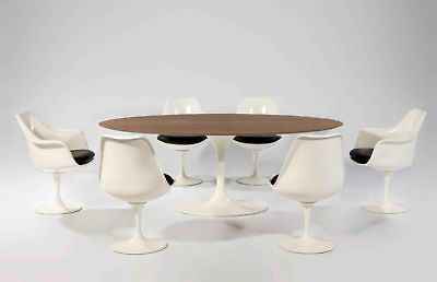 Saarinen 78 Oval Wood Dining Table (10 colors)