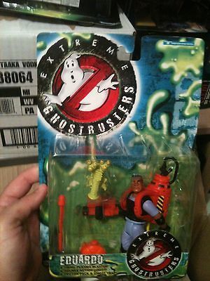 Roland Figure On Eduardo card Extreme Ghostbusters 1997 Miscard error