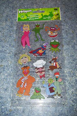 EK SUCCESS THE MUPPETS DIMENSIONAL STICKER, 8 PCS, KERMIT THE FROG