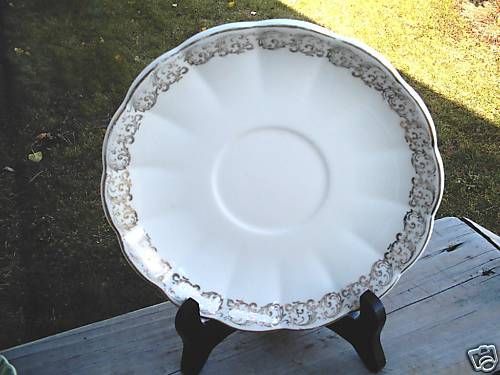 East Palestine Ohio Royal China Plate 22 kt Gold TrIm