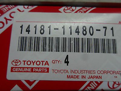 OF 4 NIB TOYOTA 14181 11480 71 FORKLIFT ELECTRIC MOTOR BRUSHES Q2 4