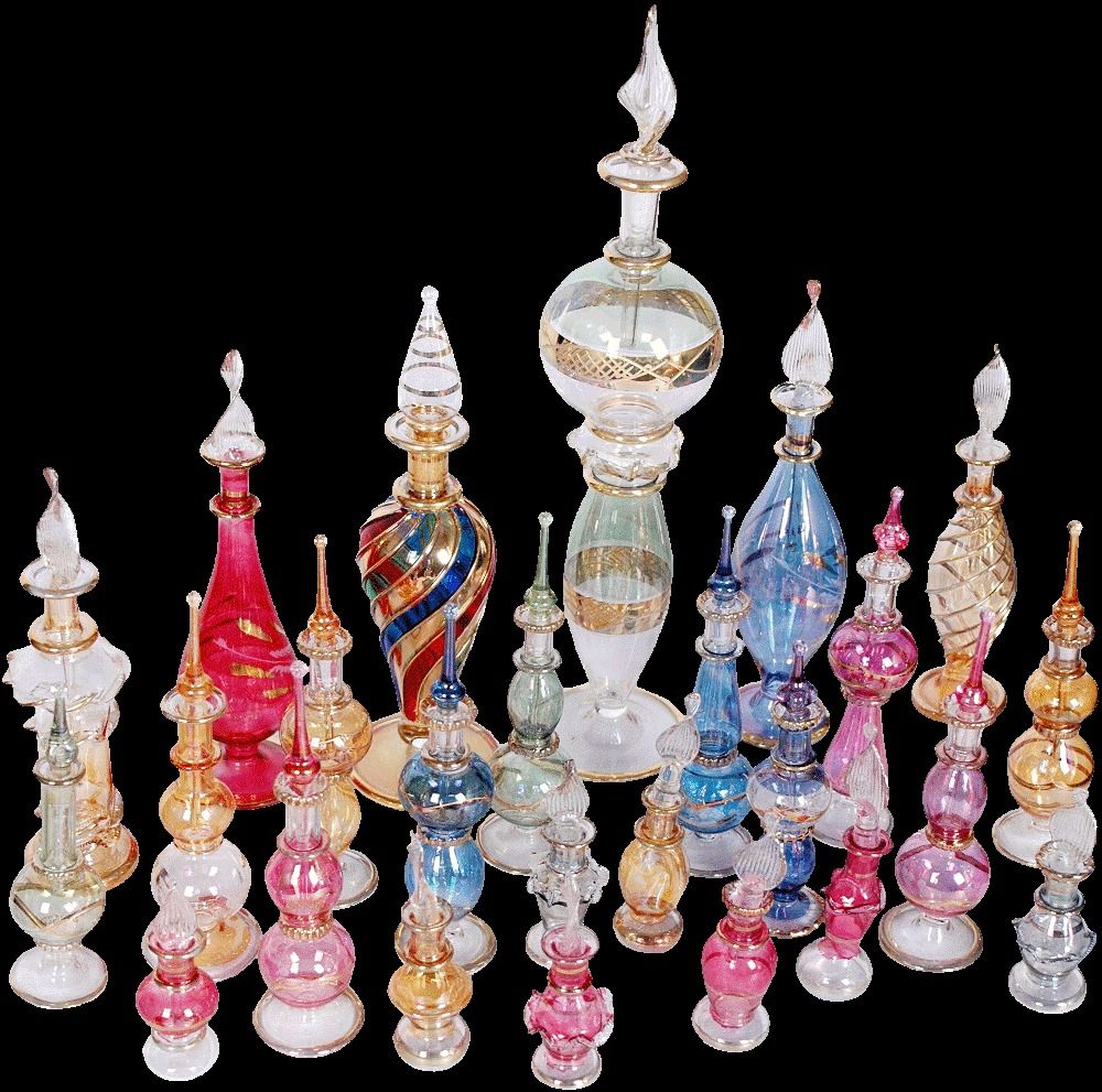 25pc WHOLESALE Mix LOT EGYPTIAN HM PERFUME BOTTLES P40