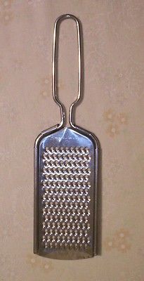 VINTAGE JAPAN STAINLESS STEEL GINGER / NUTMEG GRATER  