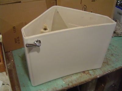 Eljer corner toilet tank Pat 2 623 216 1700 1725 1745 Patriot ? WHITE