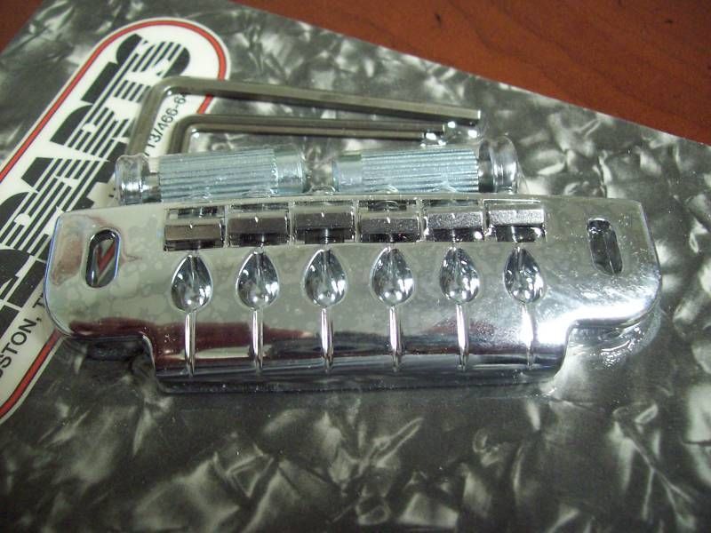 NEW   Gotoh 510UB Stud Mount Adjustable Bridge   CHROME