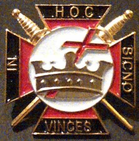 Knight Templar IN HOC SIGNO VINCES Lapel Pin