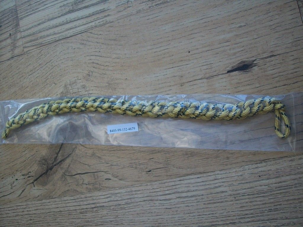 RAF MUSICIANS CEREMONIAL BUSBY GOLD CORD/BLUE FLECKS