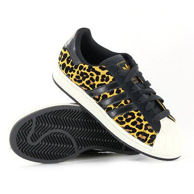 Adidas Superstar II Black Leopard Womens Trainers