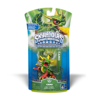 BRAND NEW SKYLANDERS SPYROS ADVENTURE CAMO ACTION FIGURE FREE