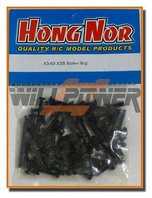 X3 SABRE X3S Screw Bag Set #X3 63 (RC WillPower) OFNA JAMMIN Hong Nor