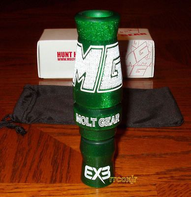 MOLT GEAR EX3 ACRYLIC GOOSE CALL GREEN HULK SCOTT THREINEN BAD GRAMMER