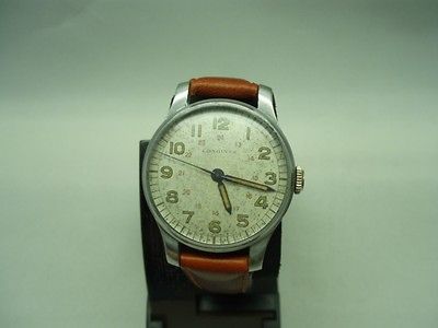 Vintage Longines mens 1940s military 17 jewels watch RARE VERSION