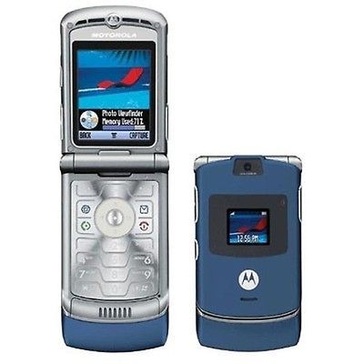 USED   Motorola RAZR V3 No Contract Quad Band AT&T Camera Cell Phone