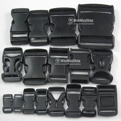 10 Side Release Buckle Plastic Paracord webbing strap 3/8 5/8 1/2 3