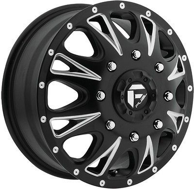 Fuel Throttle Dually Dualie black wheel rim 8x6.5 GMC C 3500 C 2500