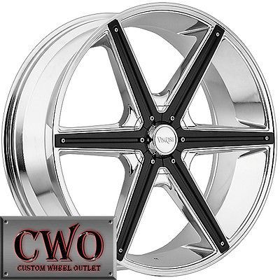 20 Chrome Viscera Style 842 Wheels 5x115/5x139.7 5 Lug 300 Charger