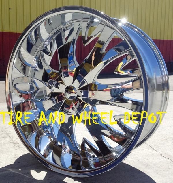 24 INCH H8 RIMS AND TIRES CHARGER 300 EXPLORER CUTLASS CHEVELLE NOVA