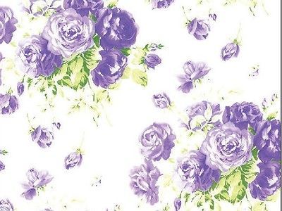 Fabric Yardage Woven Textile Twill 100% Cotton Floral Rose for Bedding