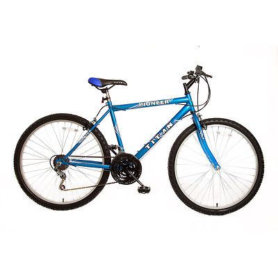 Titan Mens Pioneer Mountain Bike  Blue