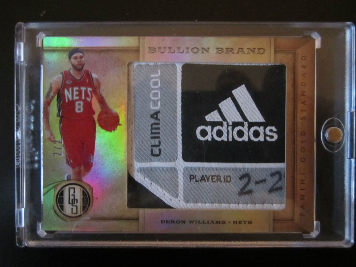 2011 12 Panini Gold Standard Deron Williams Gold Bullion Logo Tag 2 2