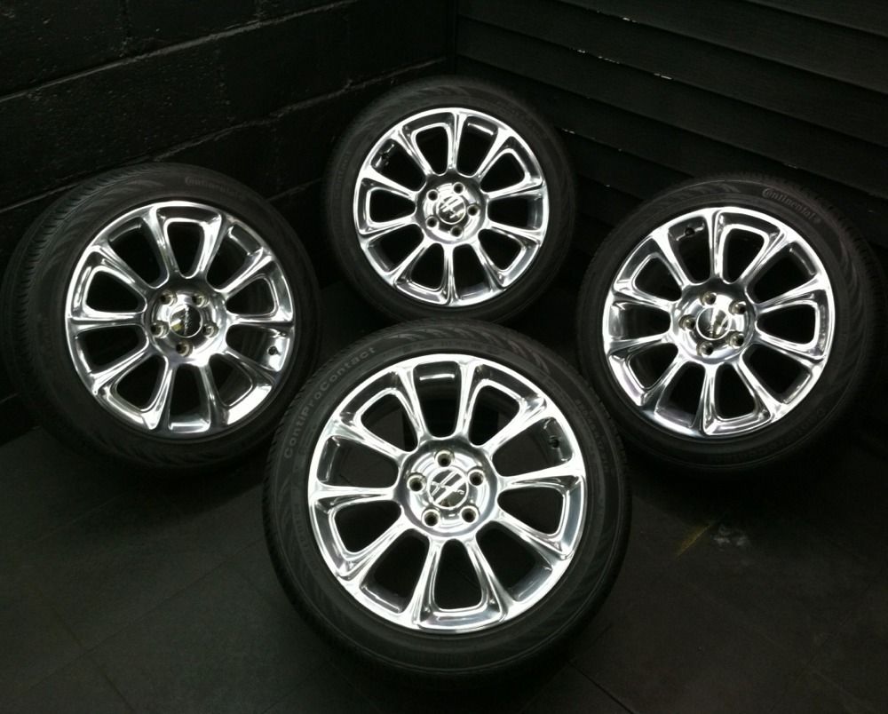 17 Polished 2013 Factory Dodge Dart Wheels Rims Continental Tires