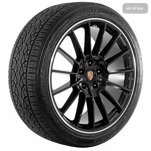 22 inch Black Porsche 2011 Cayenne Wheels Rims and Tires