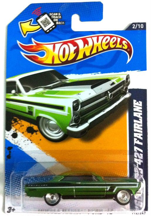 Hot Wheels 2012 66 Ford 427 Fairlane Super Treasure Hunt