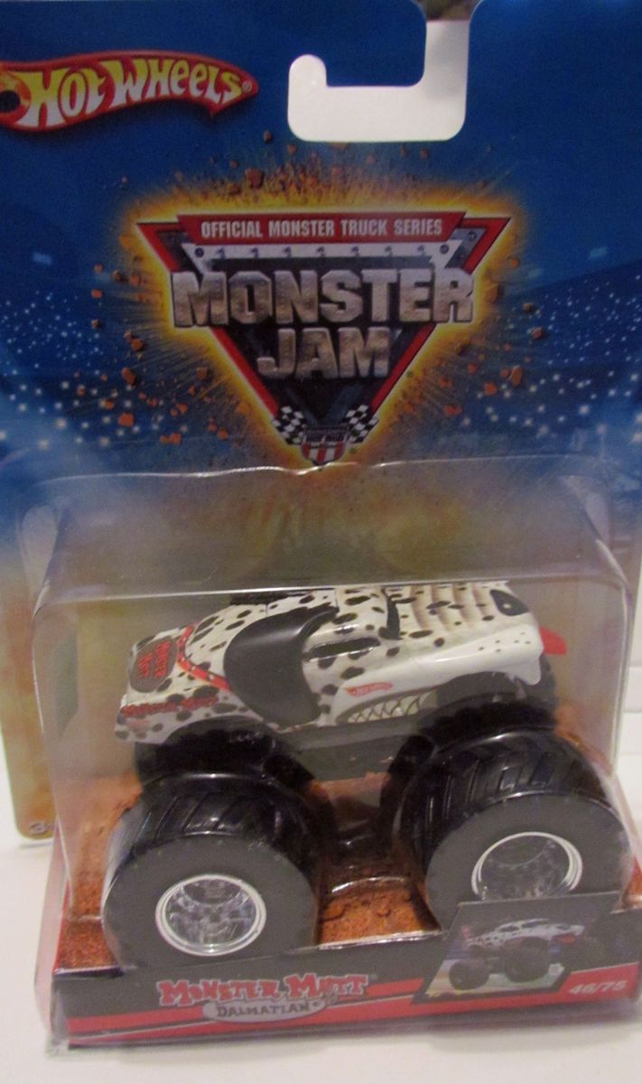 Monster Mutt Dalmation RARE 2009 Hot Wheels Monster Jam 46 75