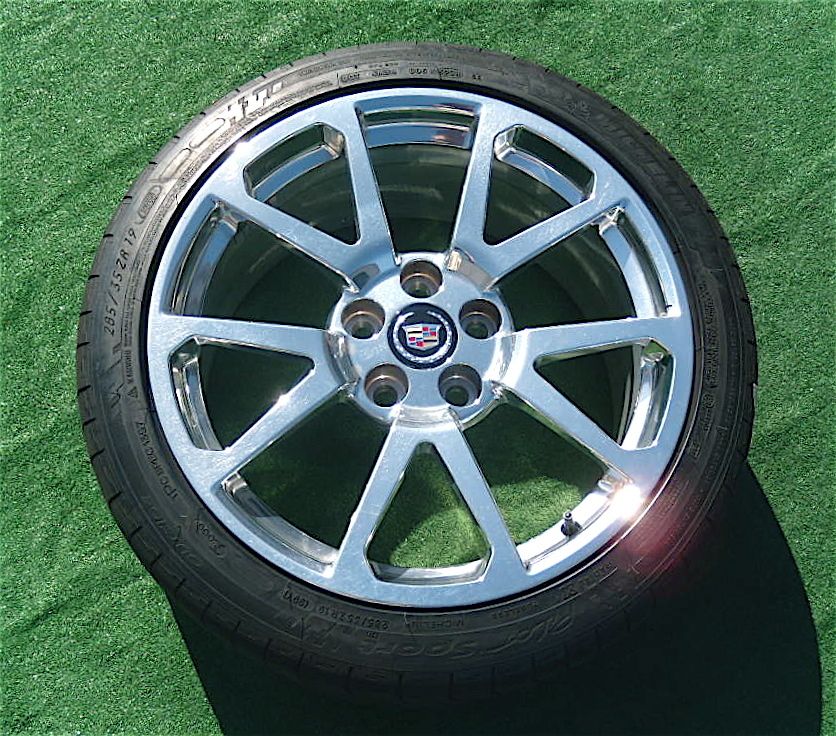 OEM Factory Cadillac CTSV Coupe 19 in WHEELS Michelin PS2 TIRES CTS V