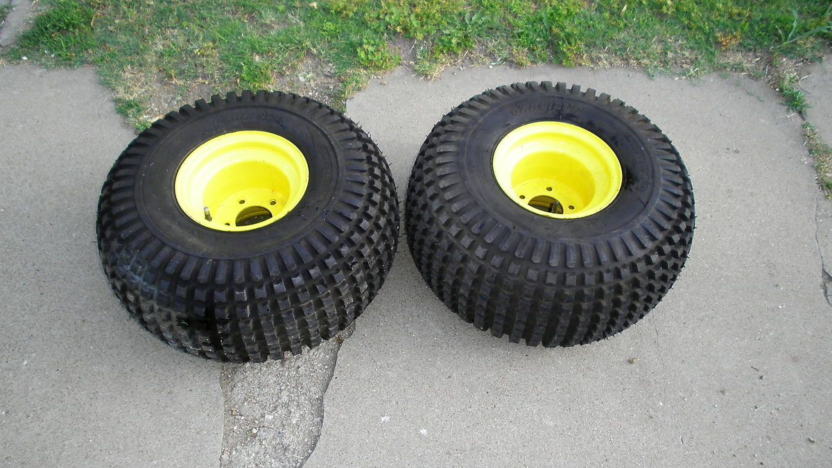 Pair of John Deere Gator Rims and Tires Carlisle at 25x12 9 New