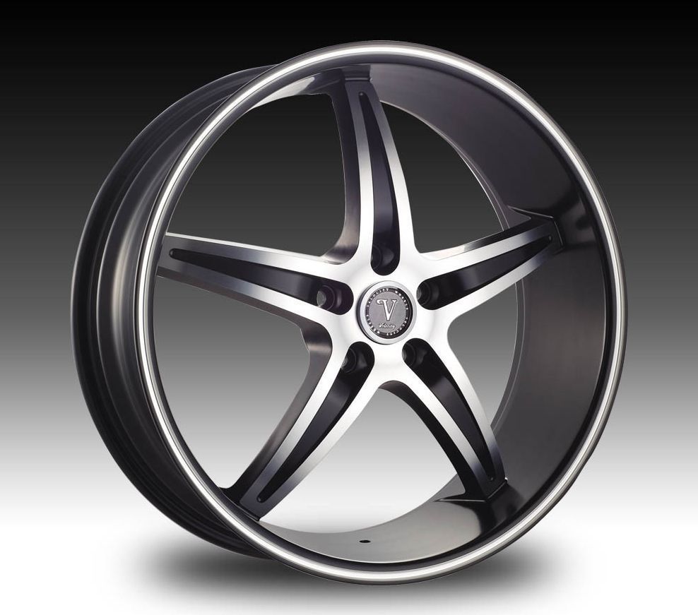 18 Velocity VW925 Machined Rims Et 15 25 5x114 3