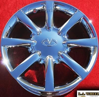 NEW 17 INFINITI Q45 G35 OEM CHROME WHEELS RIMS EX35 I30 EXCHANGE 73680