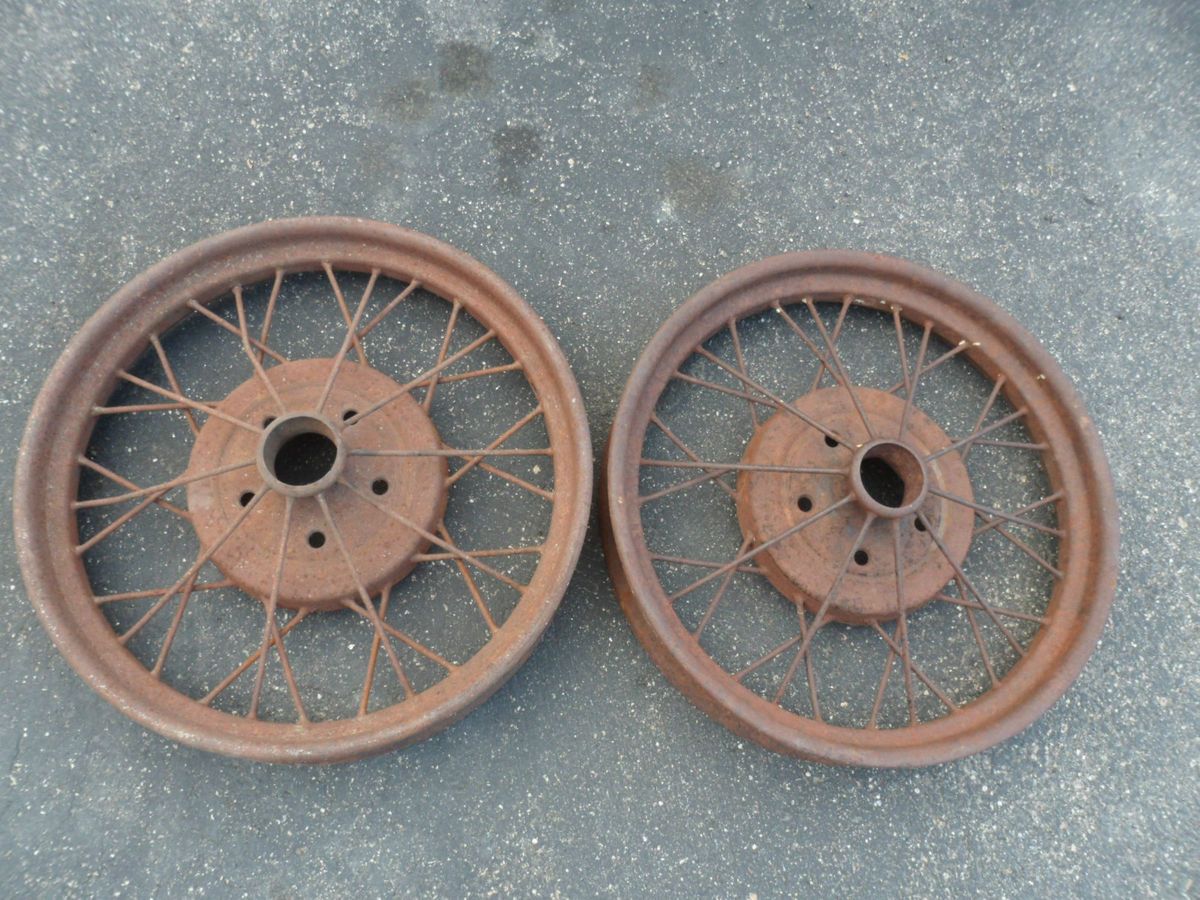 1928 29 Ford Model A Wire Spoke Wheels