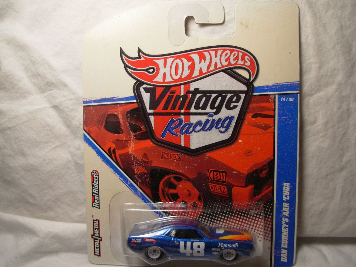 Hot Wheels Vintage Racing 14 30 Dan Gurneys AAR Cuda