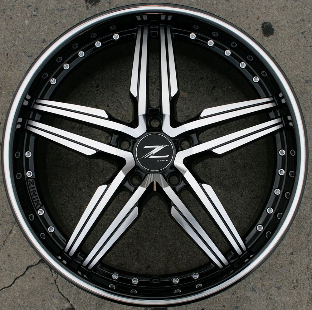 Zinik Z30 20 Black Rims Wheels G35 Sedan 03 Up 20 x 8 0 5H 40