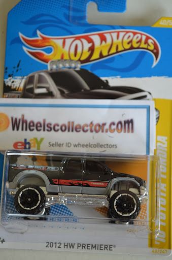 Toyota Tundra Black 2012 Hot Wheels New L Case Premiere 40 50