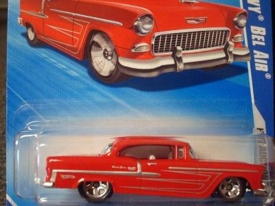 Hot Wheels 2010 Hot Auction Series 55 Chevy Bel Air