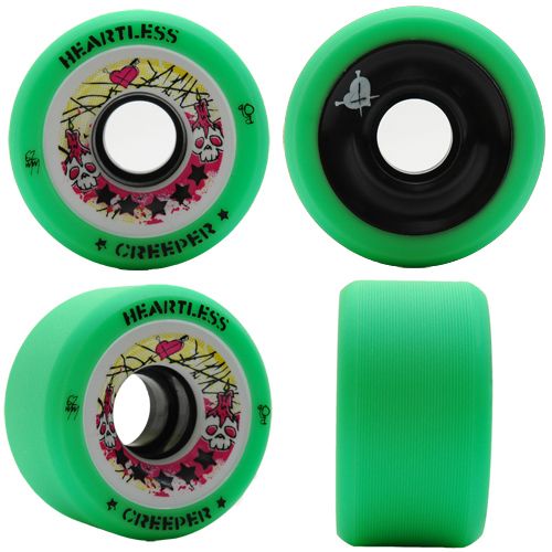 Heartless Creeper Roller Derby Wheels Green