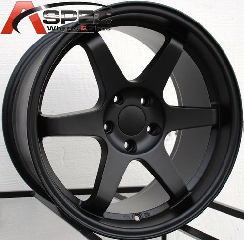 18x10 5 Varrstoen ES221 Wheels 5x114 3 Rim ET15 mm Matte Black