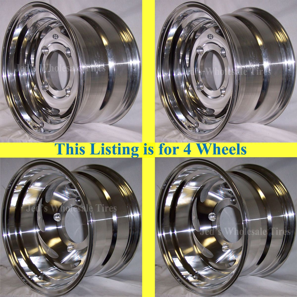 12 Polished Aluminum Rims Wheels Kawasaki Brute Force 650 12x7 4