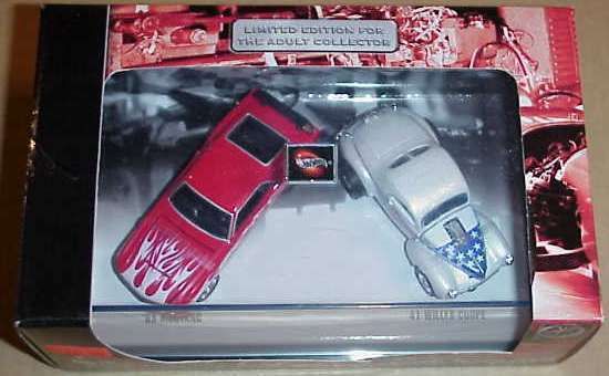 Hot Wheels 2 Cars Set American Racing Set 65 Mustang 41 Willys SHIP WW