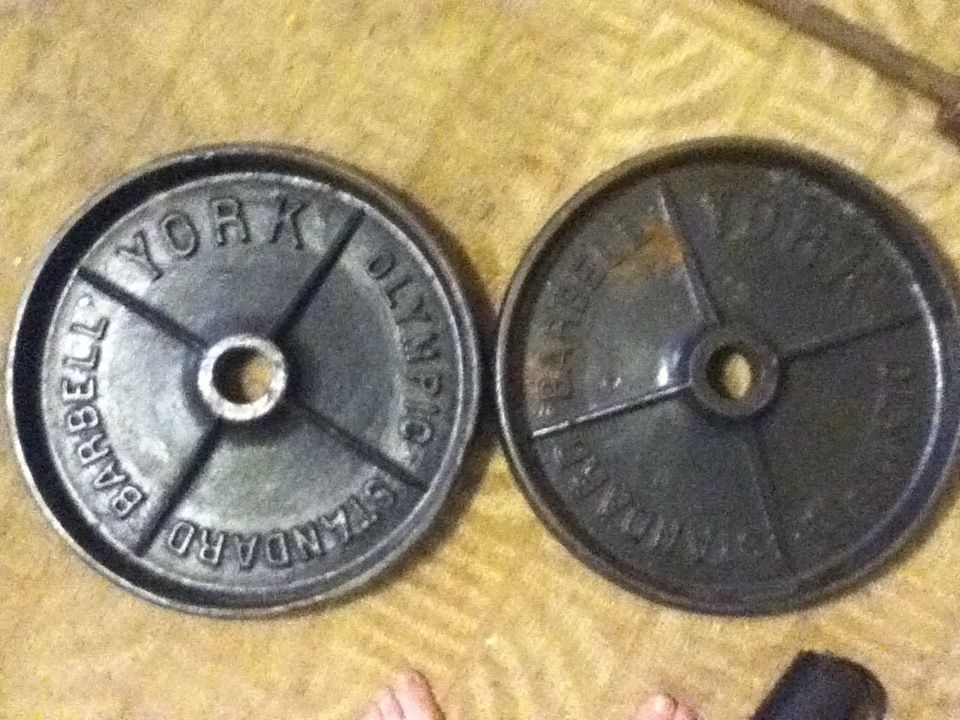 York Barbell Wide Rim 45 lb Plates