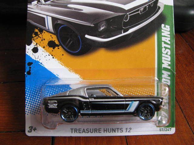 Hot Wheels Treasure Hunts 67 Custom Ford Mustang